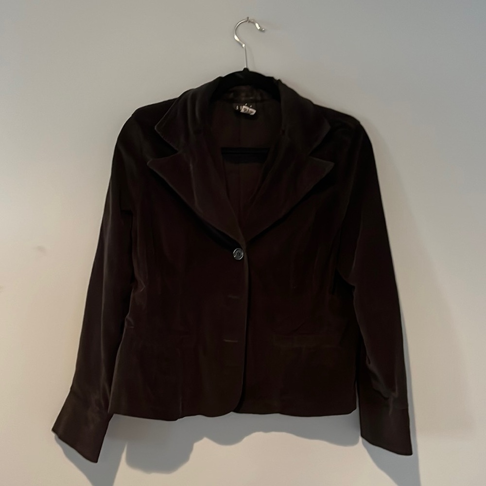 JKLA Black Corduroy Blazer L